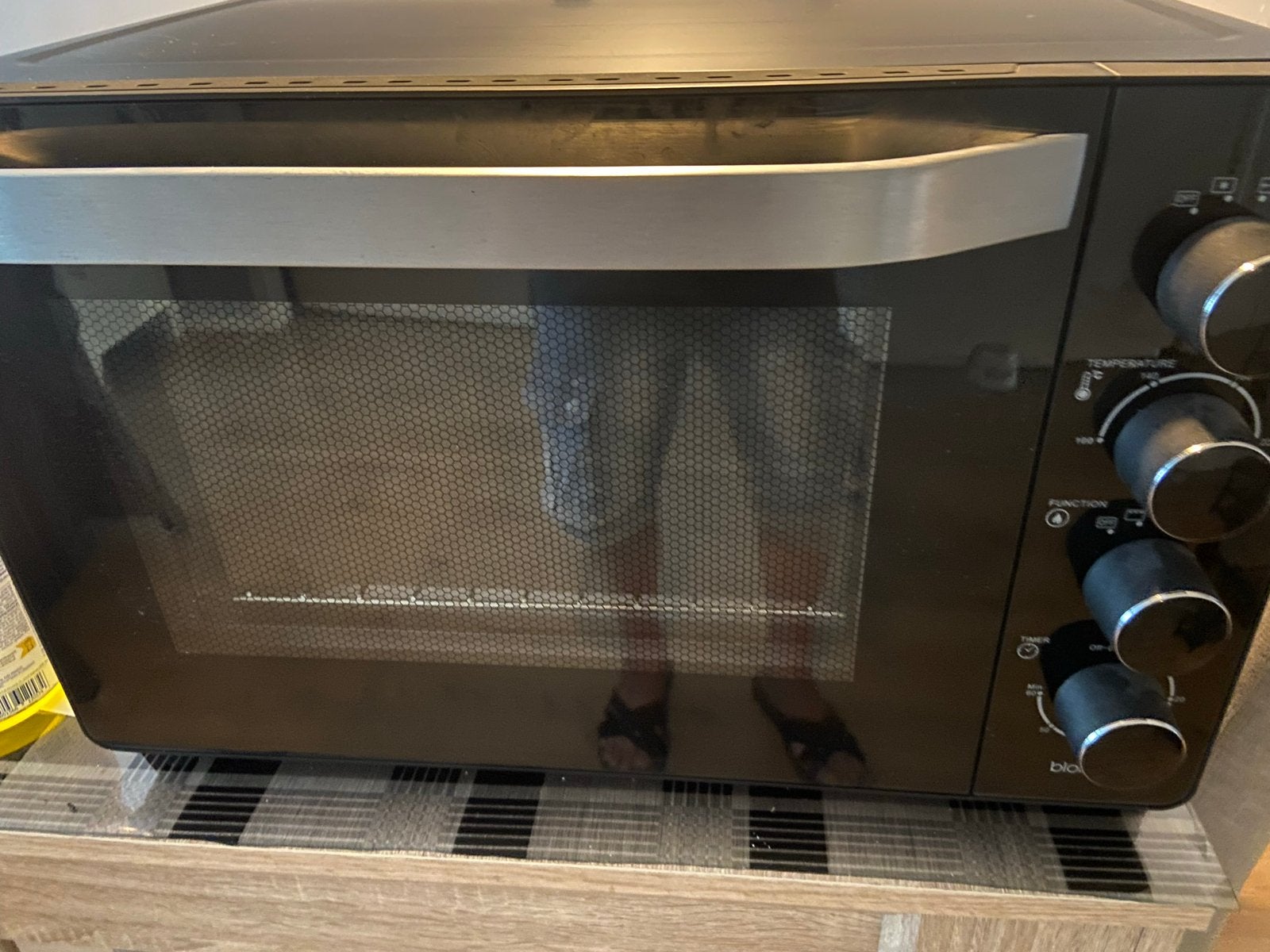 Compacte Blokker mini-oven met grillfunctie, Ophalen, Minder dan 45 cm, Gebruikt, Blokker
