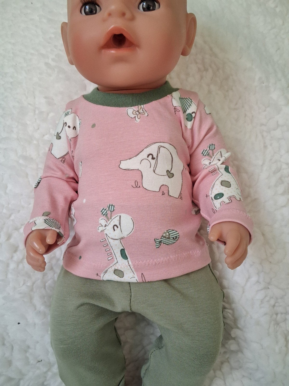 Leuk setje voor pop 43cm, Ophalen of Verzenden, Nieuw, Babypop
