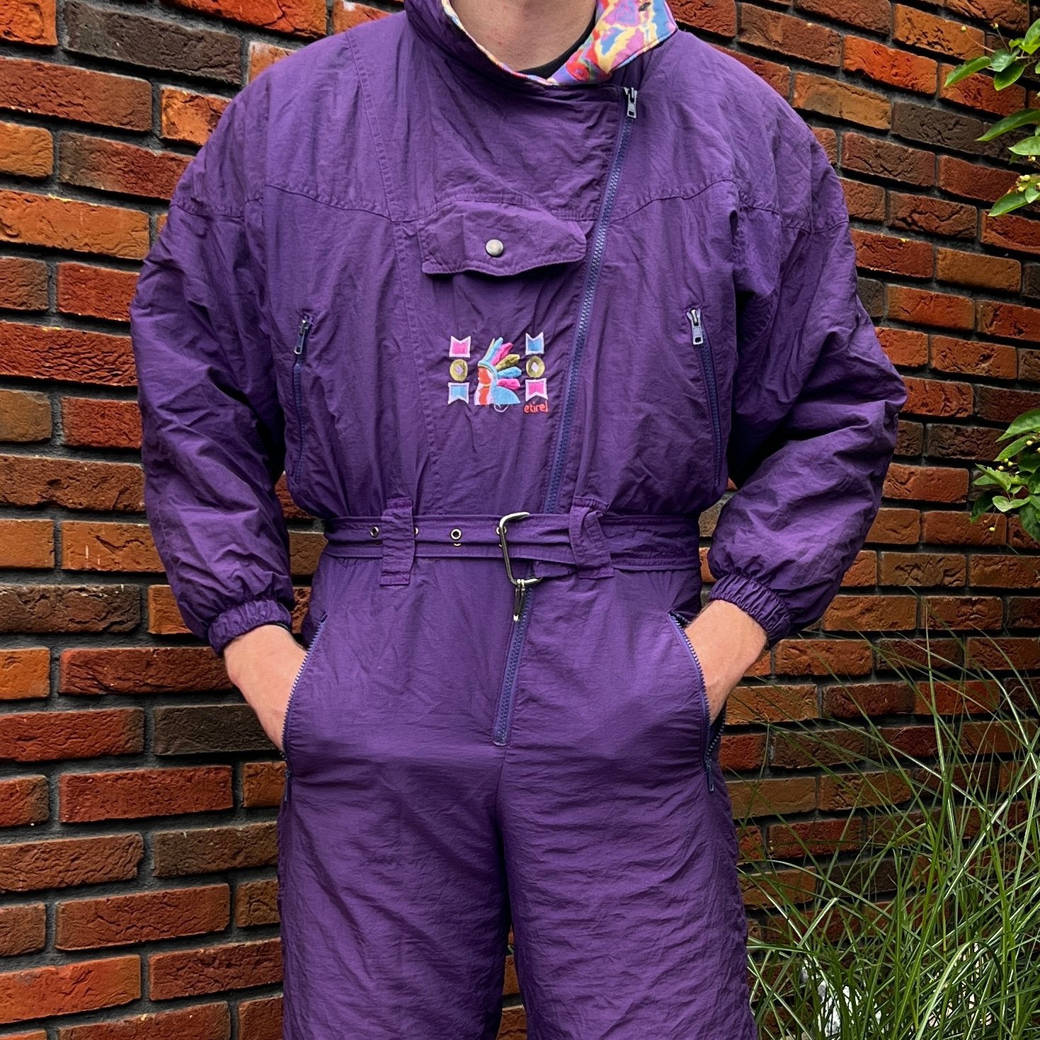 Vintage Retro Skipak (M), Ophalen of Verzenden, Gedragen, Maat 48/50 (M), Pak
