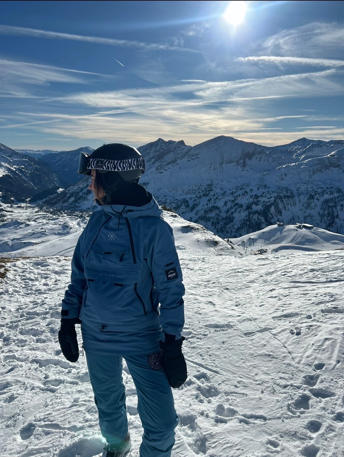 Dope Snow ski- en snowboardpak - Maat S/M, Ophalen of Verzenden, Zo goed als nieuw, Maat 38/40 (M), Pak