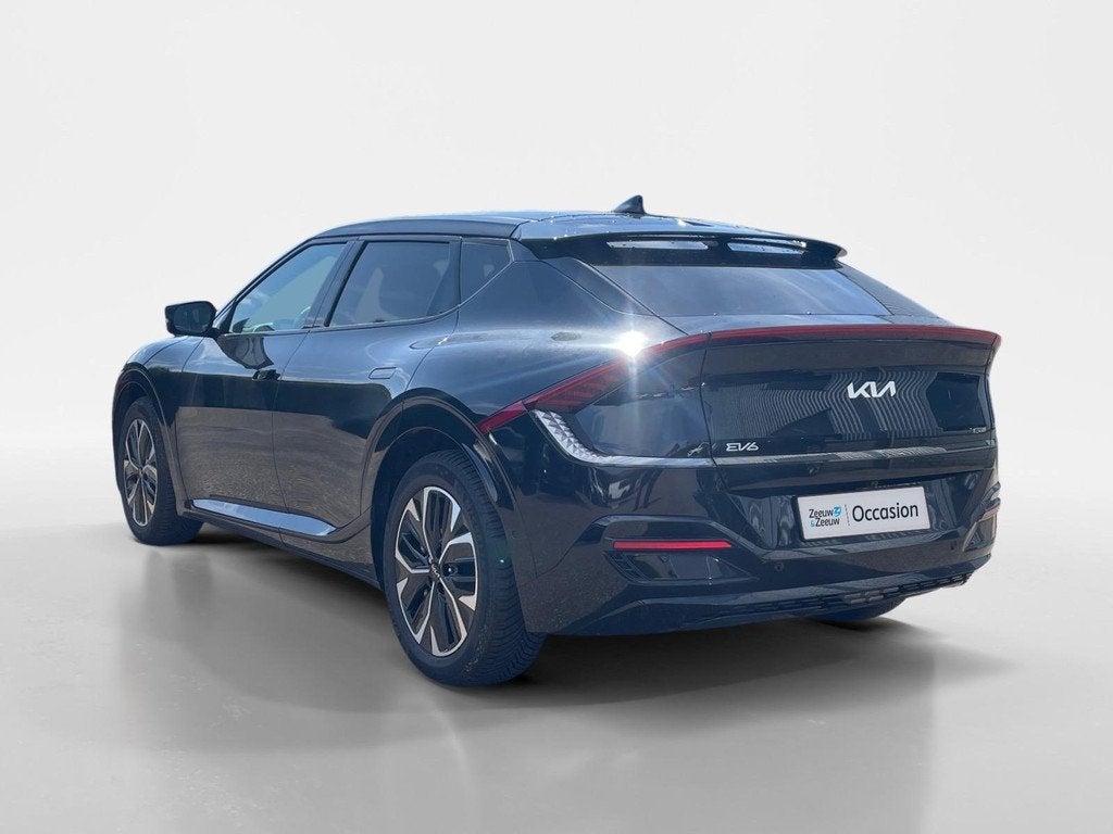 Kia EV6 GT-Line 77.4 kWh | Climate control | navigatie | 360, Auto's, Automaat, Achterwielaandrijving, Gebruikt, Zwart