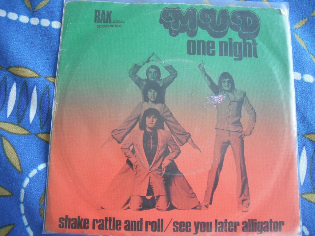 Mud - One Night., Cd's en Dvd's, Vinyl Singles, Ophalen of Verzenden, Zo goed als nieuw, Pop