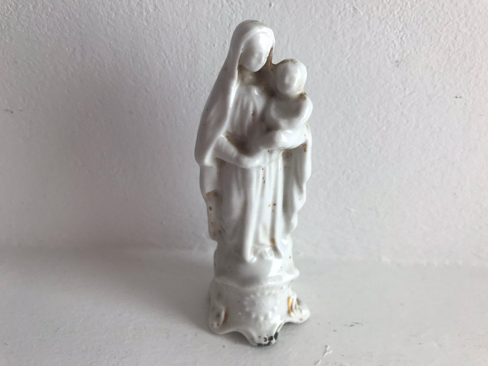 Maria met kind beeldje porselein, Ophalen of Verzenden