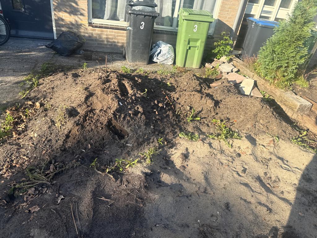 Zwart zand - Ideaal voor tuin en ophoging, Tuin en Terras, Ophalen, Gebruikt, Ophoogzand