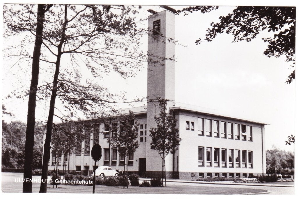 Ulvenhout - Gemeentehuis, Verzenden, 1960 tot 1980, Ongelopen, Noord-Brabant