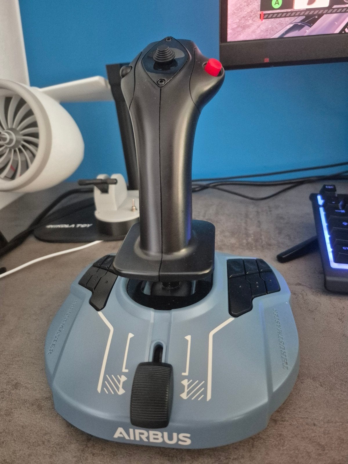 Thrustmaster TCA Sidestick Airbus Edition Joystick, Computers en Software, Joysticks, Ophalen of Verzenden, Zo goed als nieuw