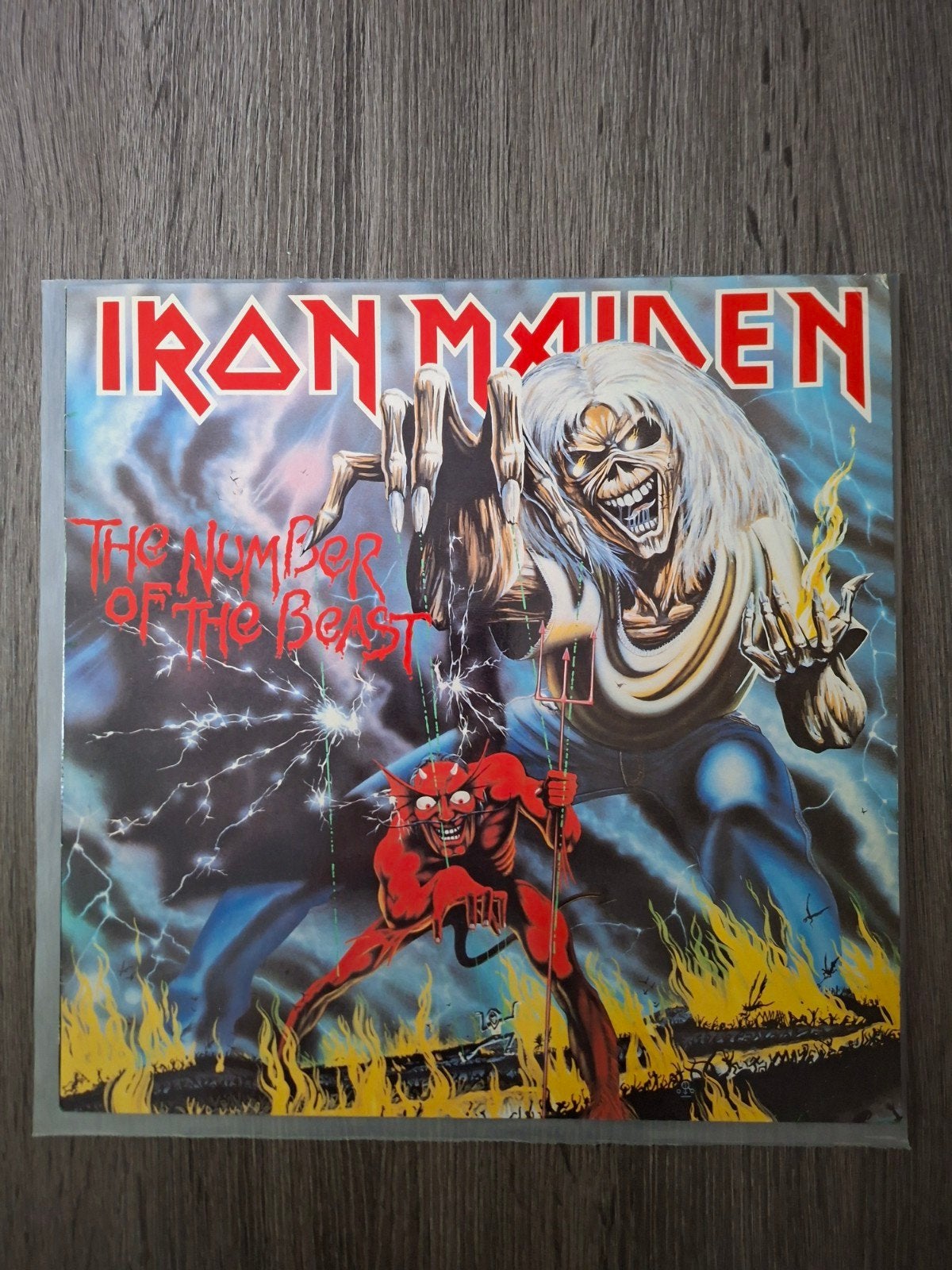 Iron Maiden- The number of the beast. lp, Ophalen of Verzenden, Gebruikt