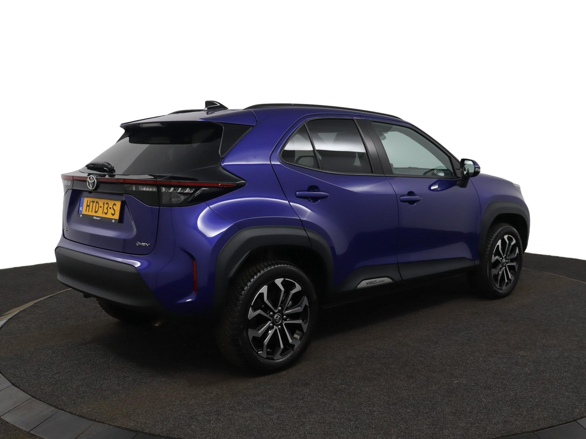Toyota Yaris Cross 1.5 Hybrid 115 Dynamic Adaptive Cruise Co, Stof, Gebruikt, Blauw, 116 pk