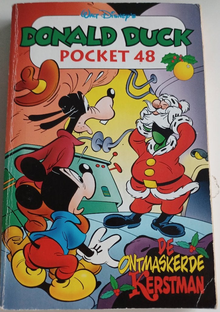 donald duck pocket 48 de ontmaskerde kerstman, Gelezen, Eén stripboek, Ophalen of Verzenden, Disney