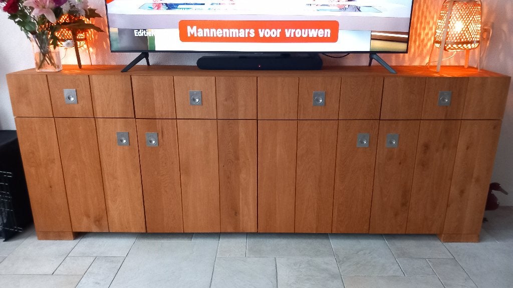 Dressoir, Ophalen, Gebruikt, Eikenhout, 200 cm of meer