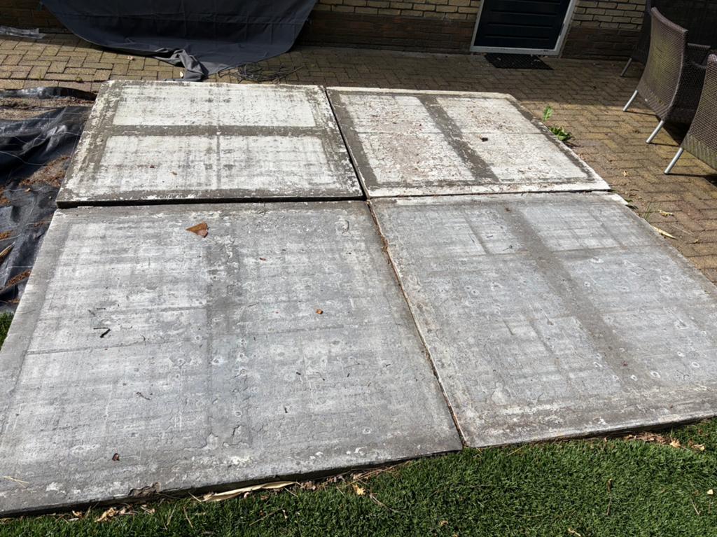 Steenschotten, Tuin en Terras, Terrasdelen en Vlonders, Ophalen, Gebruikt, Hout