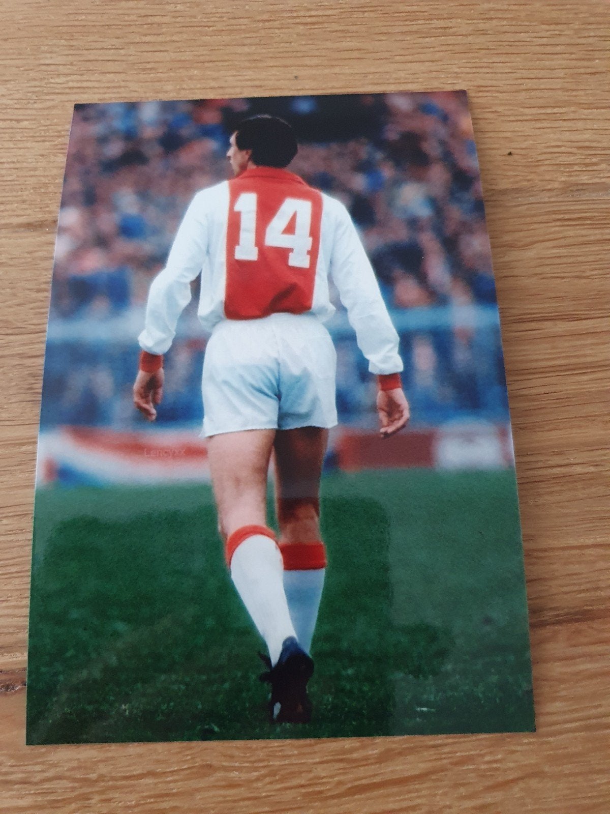 Johan Cruijff Ajax, Verzamelen, Ophalen of Verzenden, Zo goed als nieuw, Ajax, Poster, Plaatje of Sticker