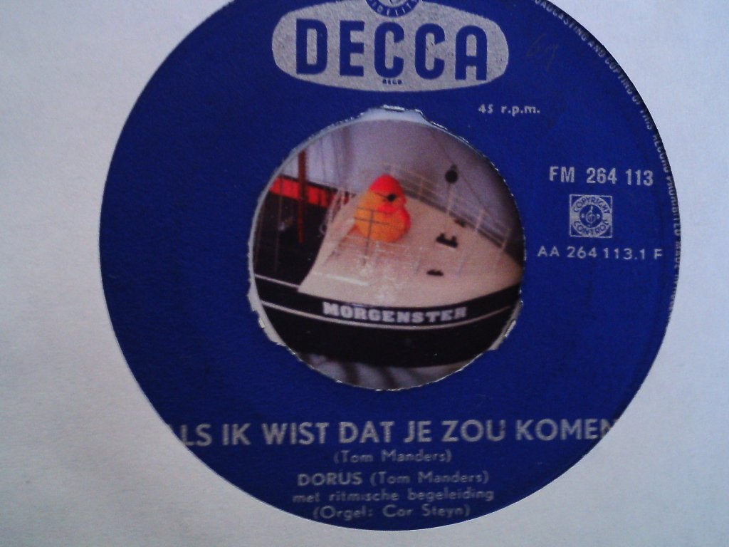 dorus - als ik wist dat je zou komen 10jun, 7 inch, Single, Ophalen of Verzenden, Zo goed als nieuw