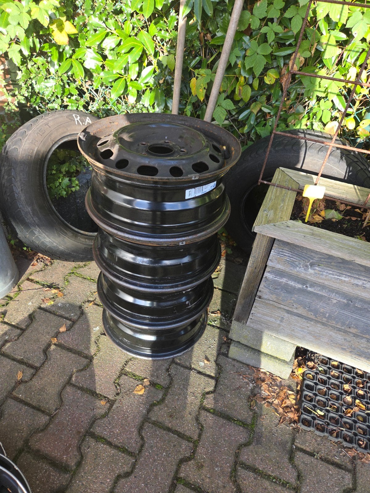 4 stalen velgen voor een Hyundai I30, Ophalen of Verzenden, Winterbanden, Velg(en)