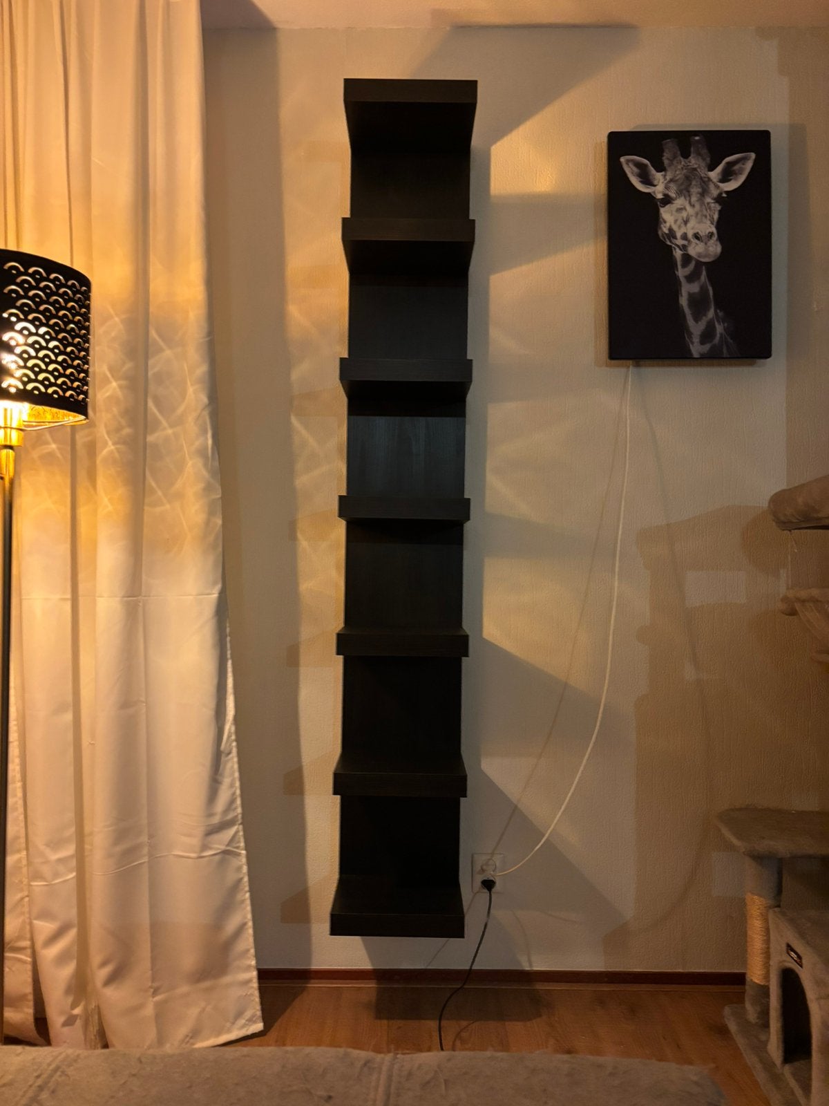 Decoratie ladder ikea zwart, Huis en Inrichting, Ophalen, Zo goed als nieuw
