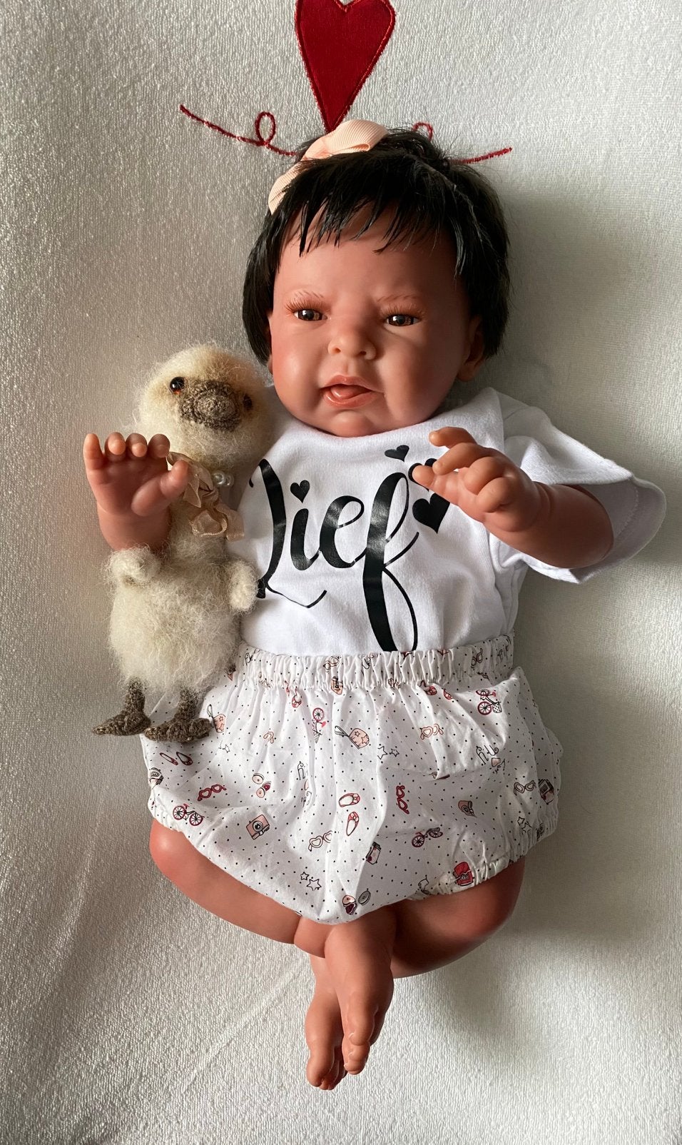 Schattig Reborn baby'tje 🎀, Verzamelen, Poppen, Verzenden, Zo goed als nieuw, Pop, Levensecht of Reborn