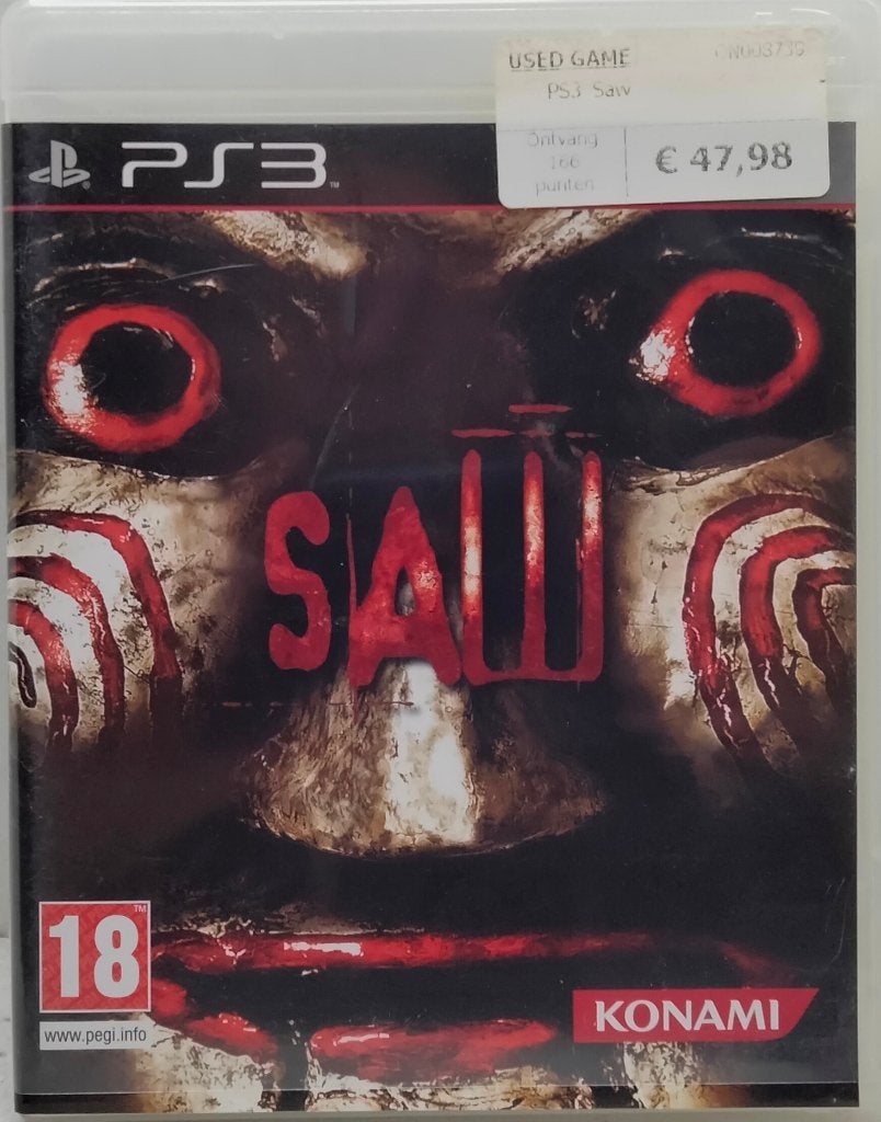 Sony PS3 Playstation 3 - SAW *, Spelcomputers en Games, 1 speler, Ophalen of Verzenden, Zo goed als nieuw, Vanaf 18 jaar