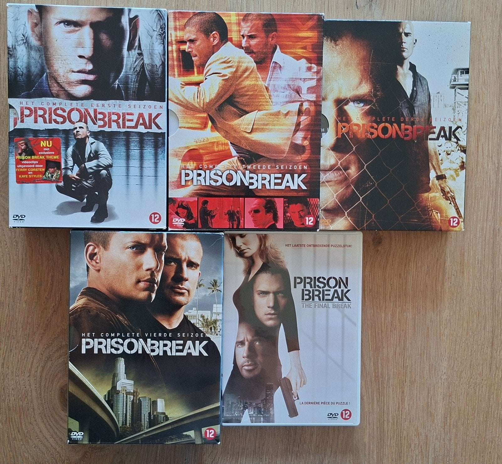 Prison Break Complete Serie Seizoen 1-4+The Final Break DVD, Engels, Ophalen of Verzenden, Zo goed als nieuw, Vanaf 12 jaar