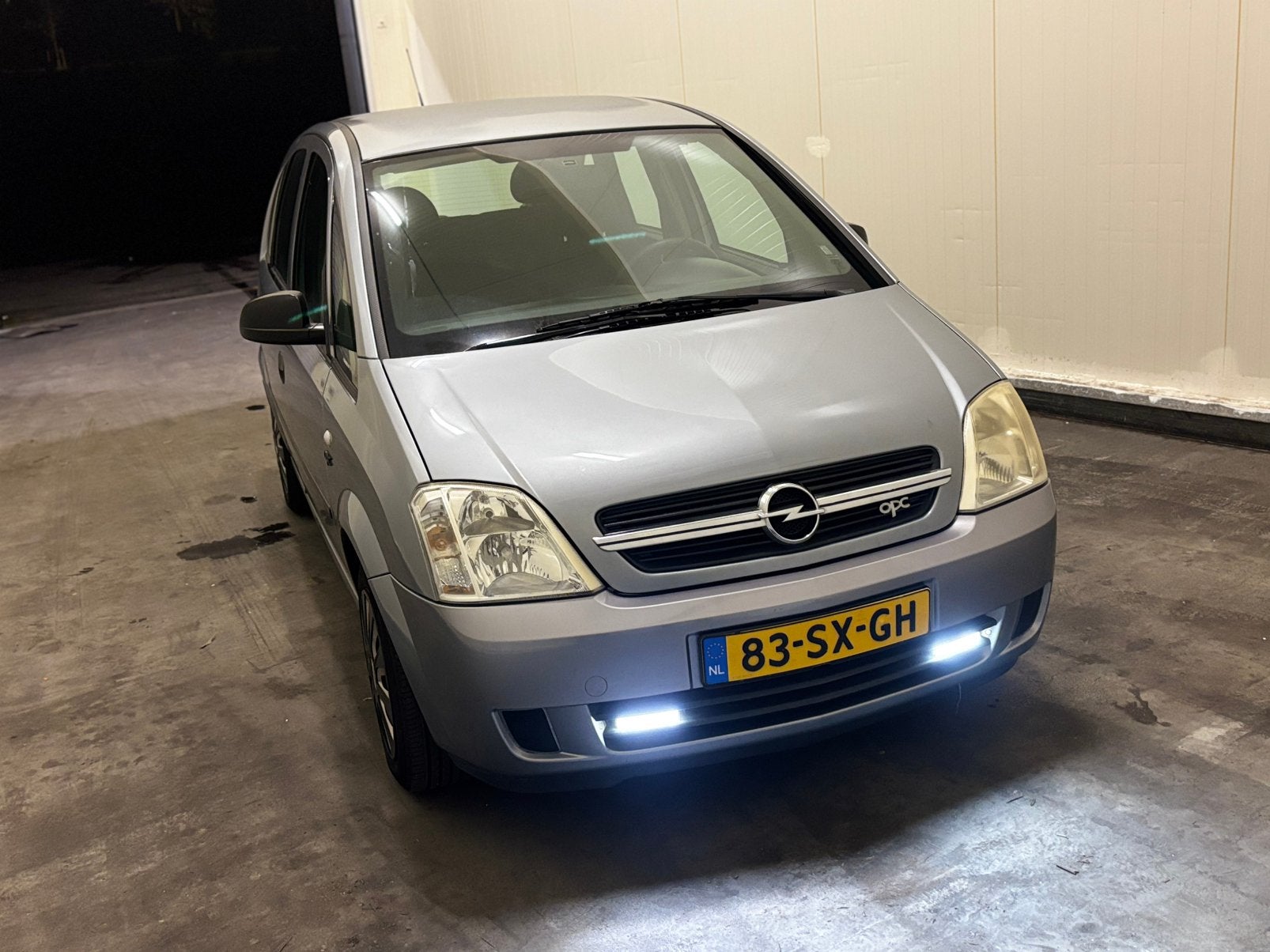 Opel Meriva 1.6 16V 2006 Grijs Airco Trekhaak, Elektrische ramen, Iveco, Origineel Nederlands, Bedrijf