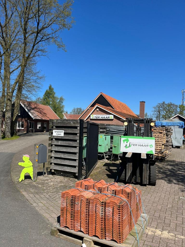 Dakpannen Nibra, Doe-het-zelf en Verbouw, Dakpannen en Dakbedekking, Ophalen, Steen of Klei, Zwart, Nieuw