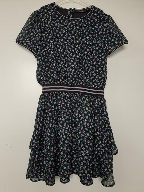 Zomer Jurkje paars bloemen dessin + bolero, maat 122 /128, Persival, Meisje, Ophalen of Verzenden, Zo goed als nieuw