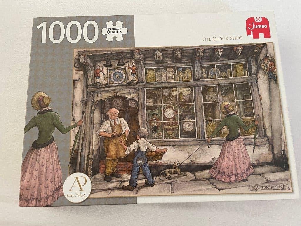 Legpuzzel Anton Pieck, Ophalen, 500 t/m 1500 stukjes, Zo goed als nieuw, Legpuzzel