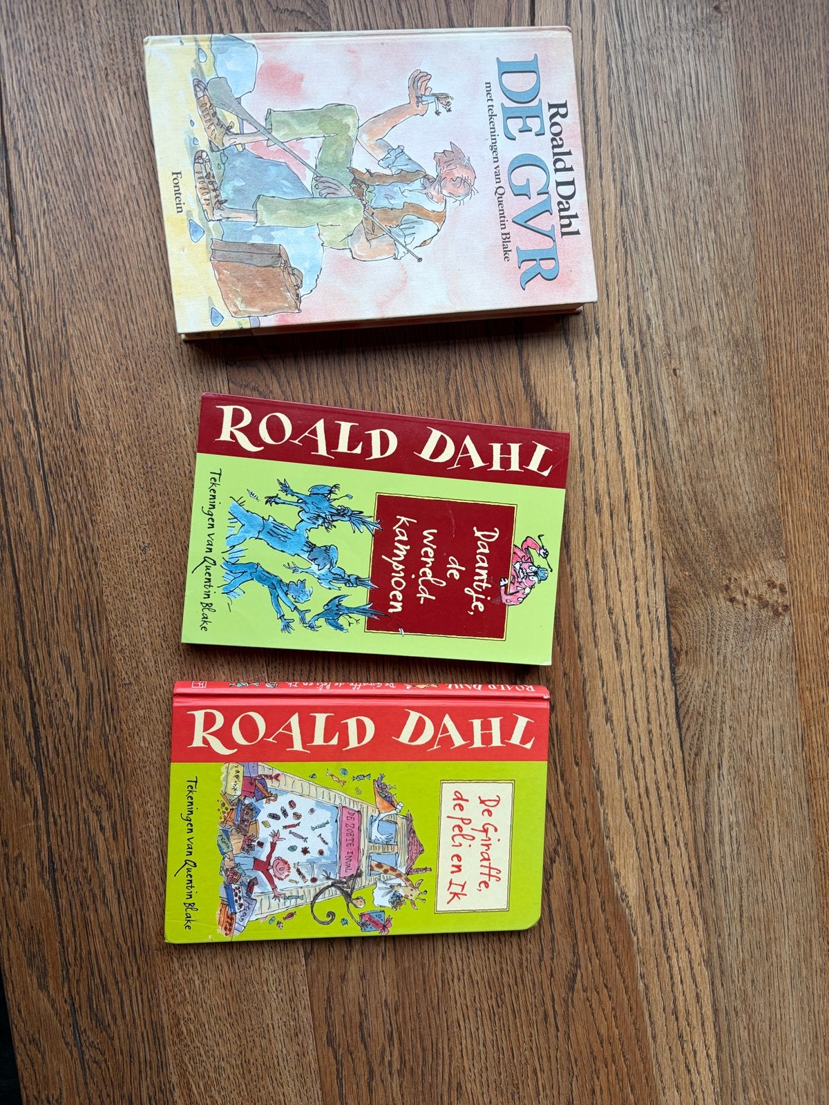 Roald Dahl Boeken: De GVR, Daantje, de Wereldkampioen, De Gi, Boeken, Ophalen of Verzenden, Gelezen, Fictie algemeen