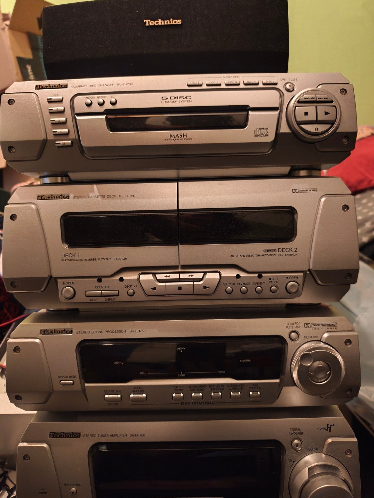 Technics Stereo Set. EH-760, Ophalen of Verzenden, Gebruikt, Cassettedeck, Overige merken