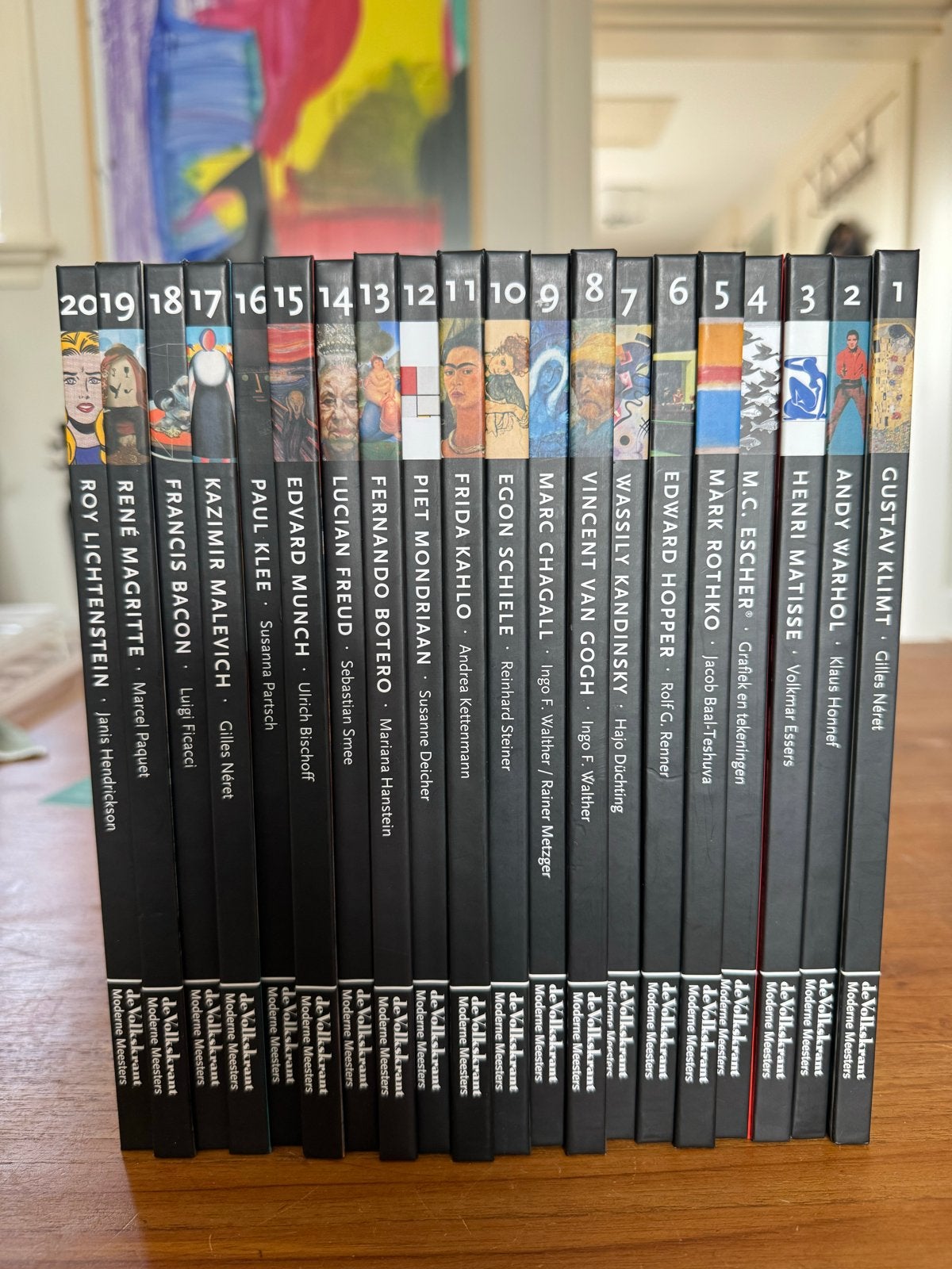 De Volkskrant Taschen Moderne Meesters - Complete Collectie, Boeken, Kunst en Cultuur | Beeldend, Ophalen, Zo goed als nieuw, Schilder- en Tekenkunst
