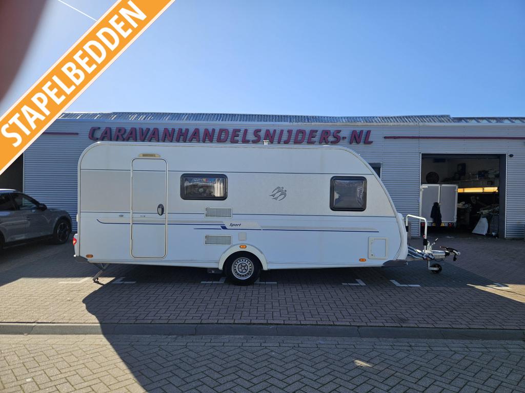 Knaus Sport 500 FSK Stapelbedden! mover! VT!, Caravans en Kamperen, Caravans, Bedrijf, Treinzit, Schokbreker, Overige typen