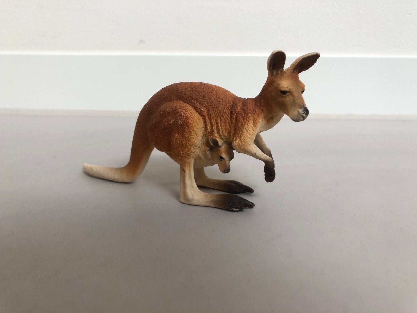 Schleich Wild Life Kangoeroe met Jong, Ophalen of Verzenden, Zo goed als nieuw