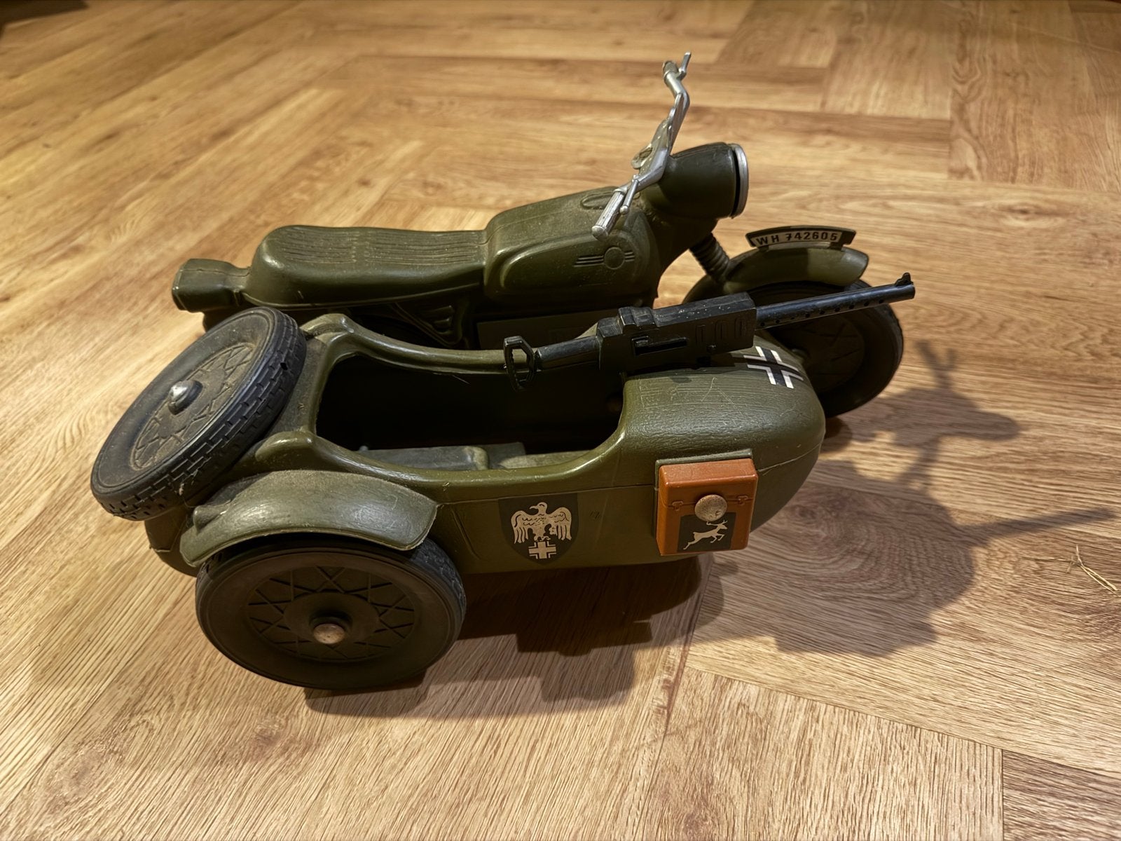 Palitoy Action Man Motor met zijspan - Vintage Speelgoed, Ophalen of Verzenden, Gebruikt