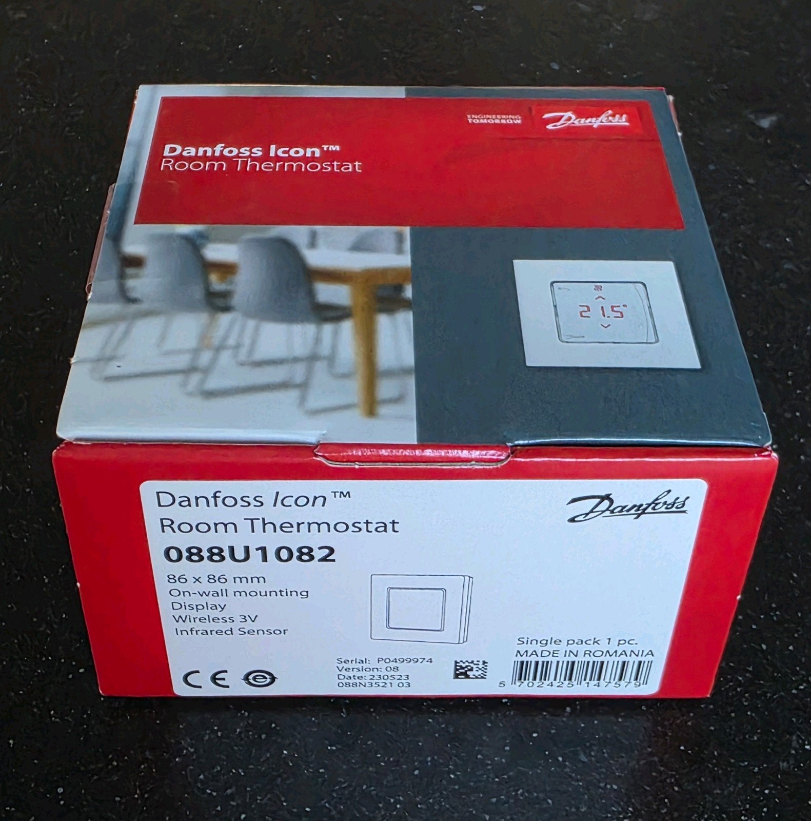 Danfoss Icon thermostaten, Ophalen of Verzenden, Nieuw, Temperatuur