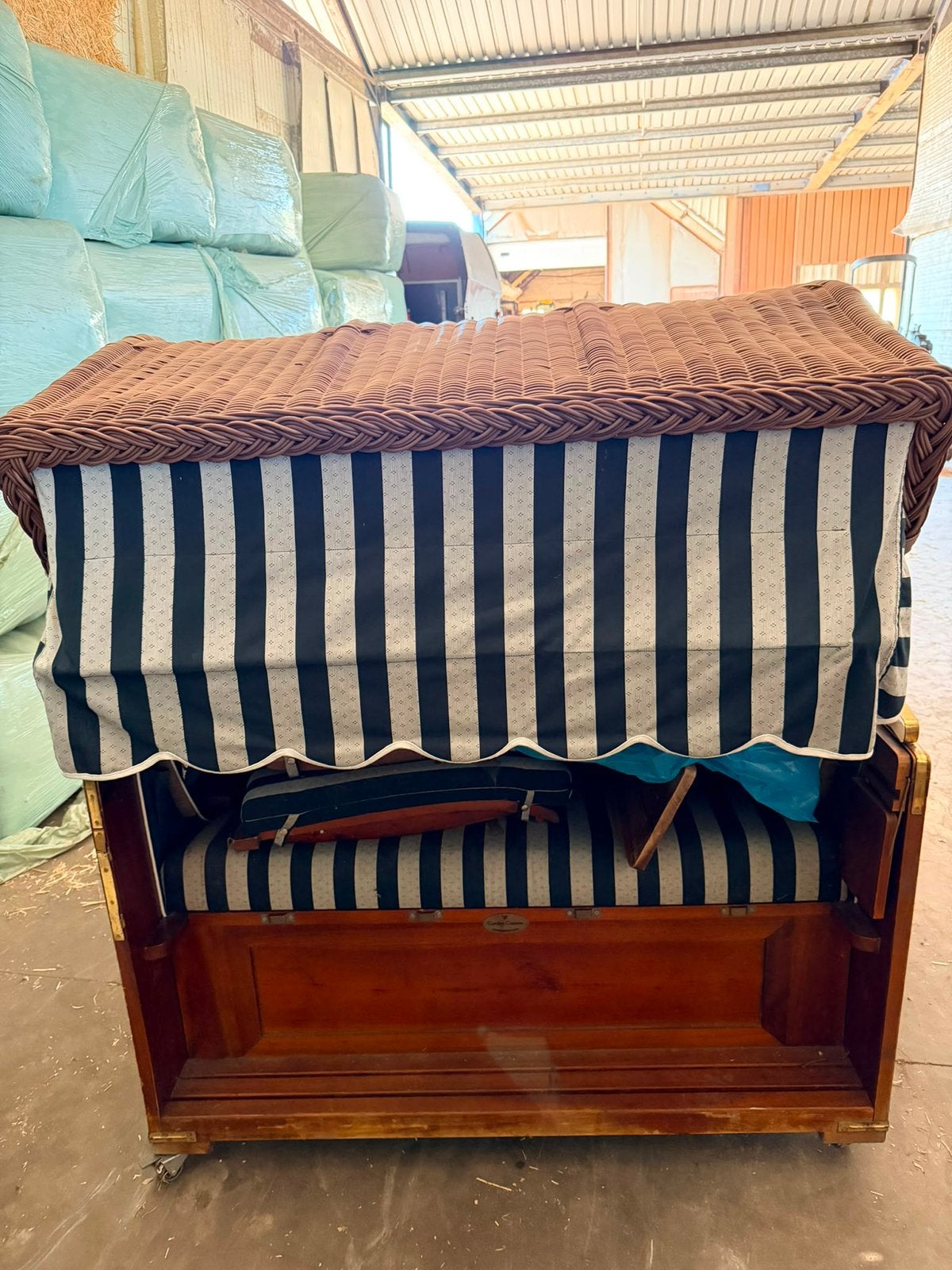Leuke loungebank, Tuin en Terras, Ophalen, Zo goed als nieuw, 2 zitplaatsen