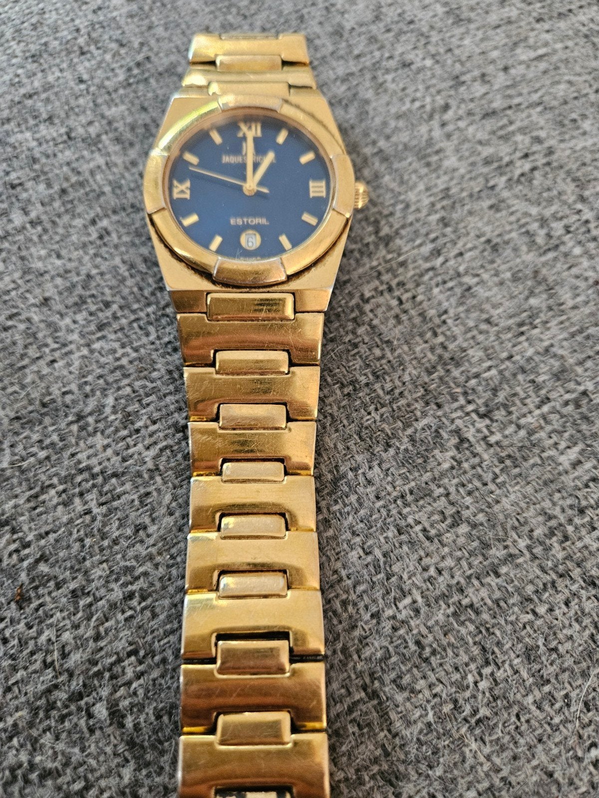Gouden Jaquet Droz Estoril Polshorloge, Overige merken, Jaquet Droz, Gebruikt, Polshorloge
