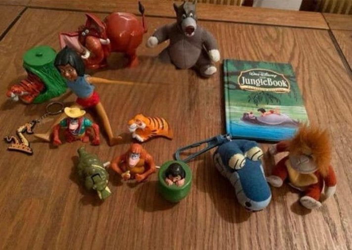 Jungle Book pakket, Ophalen of Verzenden, Leeuwenkoning of Jungle Boek, Zo goed als nieuw, Beeldje of Figuurtje