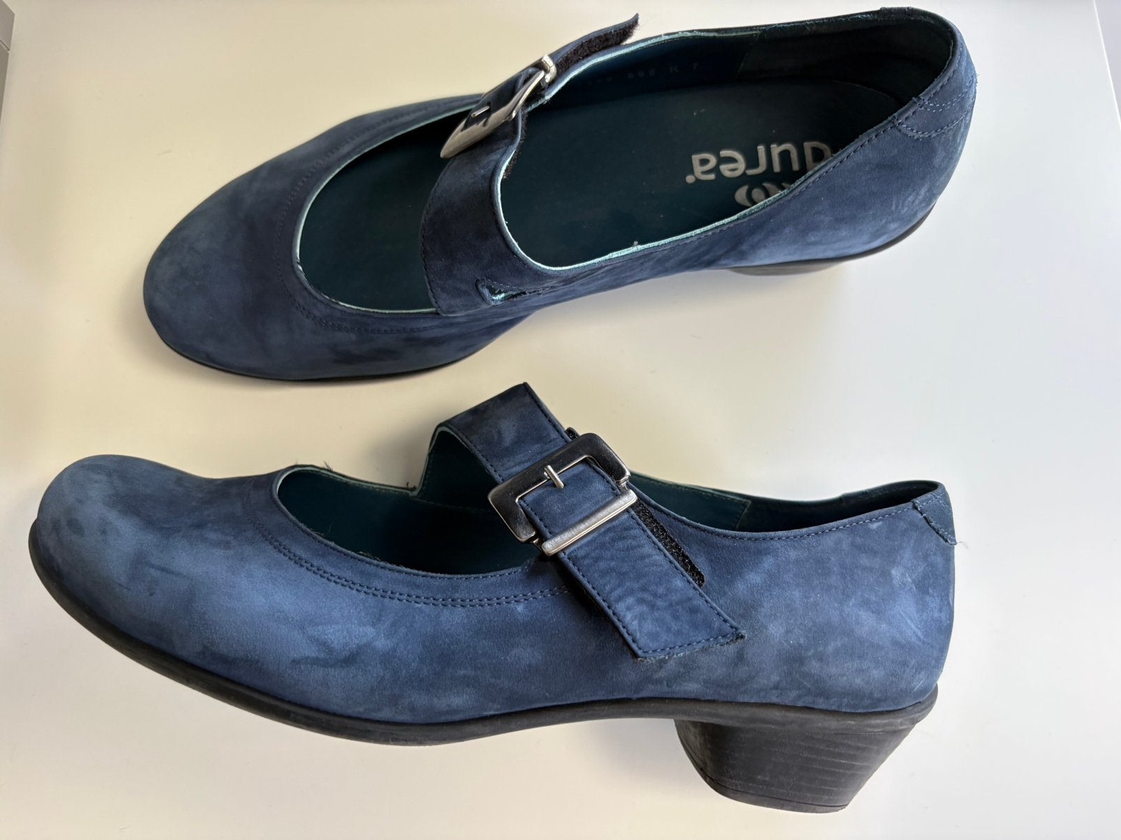 Durea pumps mt 7 K (40,5), Kleding | Dames, Pumps, Gedragen, Verzenden, Blauw