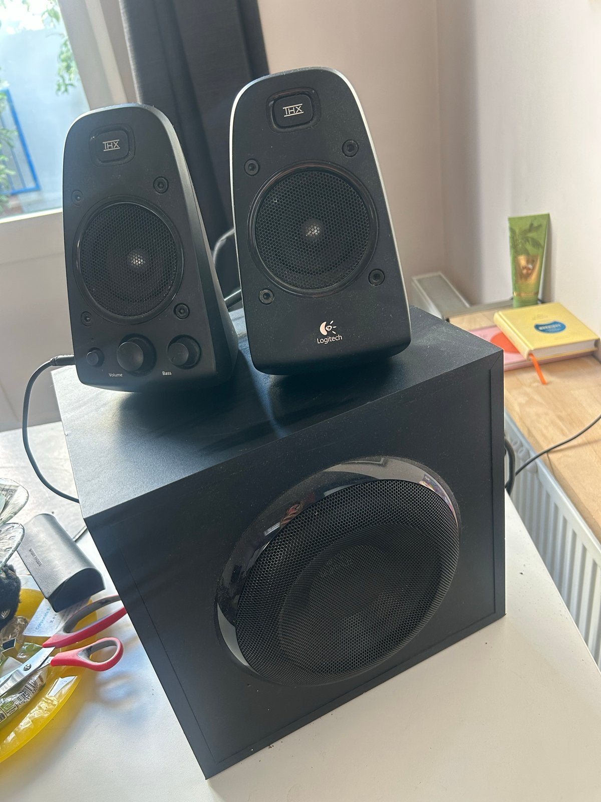 Logitech Z623 THX 2.1 Luidsprekerset, Computers en Software, Pc speakers, Ophalen of Verzenden, Gebruikt, Audiokanaal 2.1
