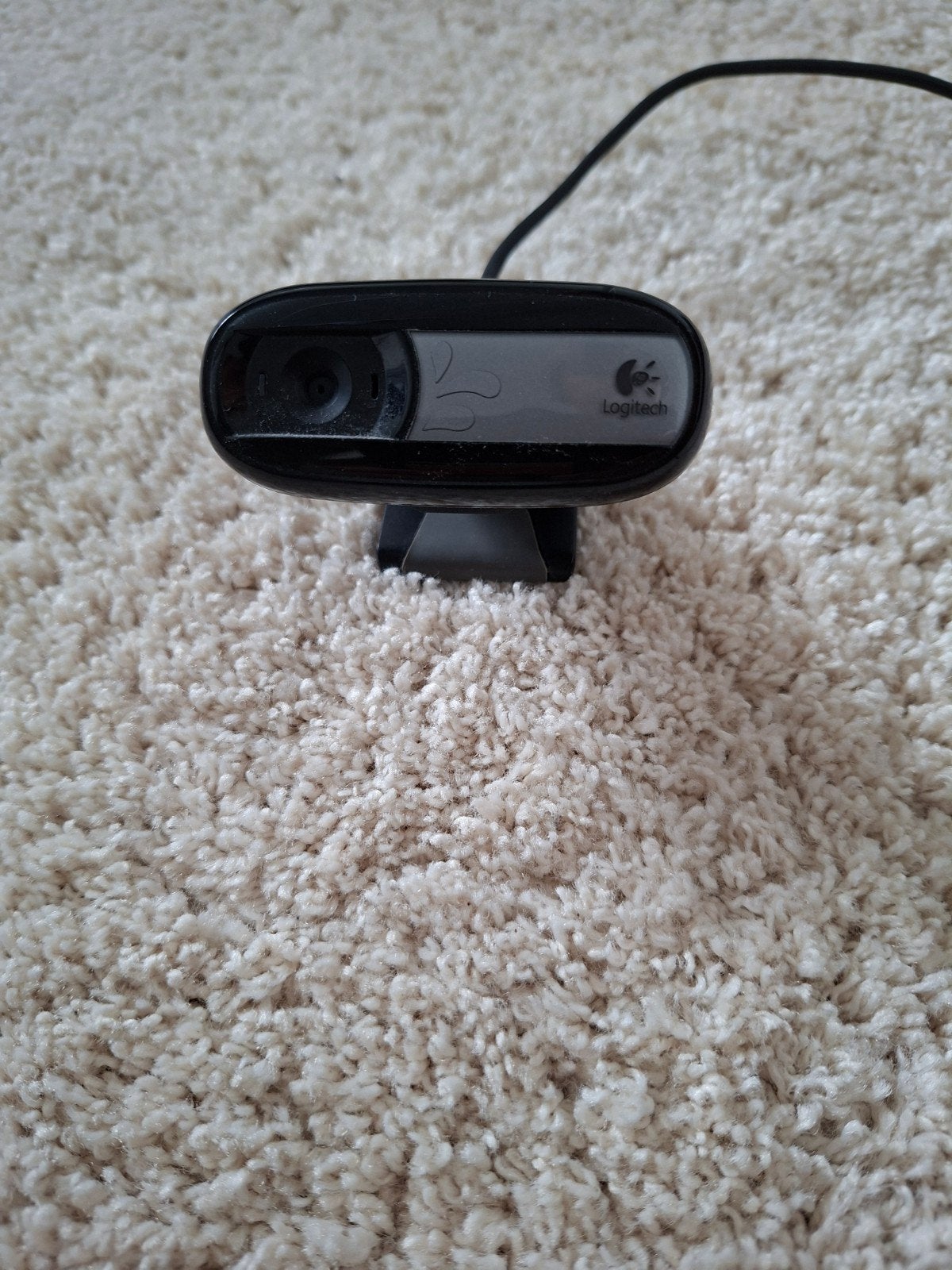 Logitech Webcam - Gebruikt maar functioneel, Computers en Software, Logitech, Ophalen of Verzenden, Monitorclip, Bedraad