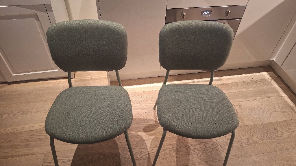 2 stoelen - Ikea Vihals - Groen, Ophalen, Twee, Overige kleuren, Zo goed als nieuw