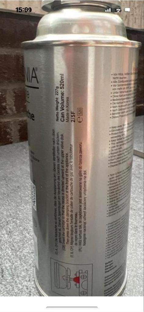 Gasbus 227g / 520ml - Nieuw, Ophalen, Nieuw