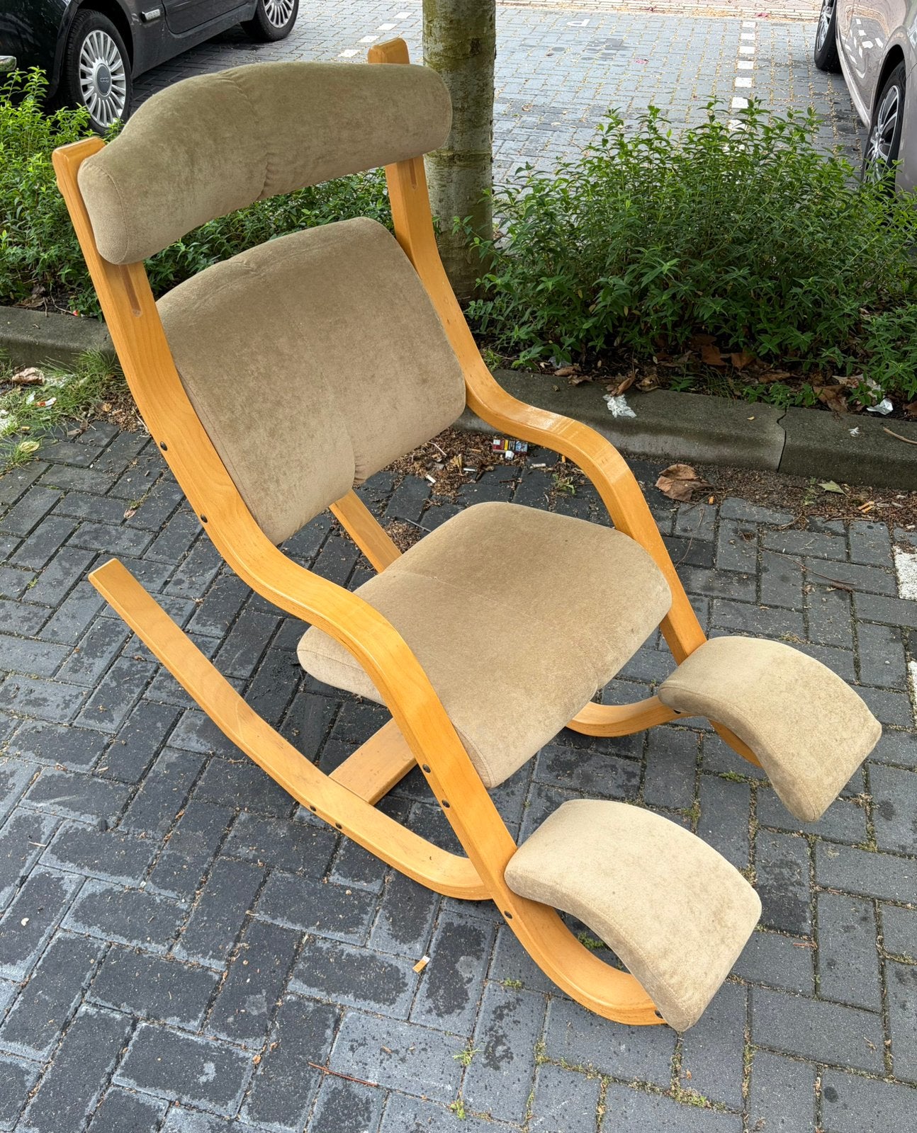 Stokke / Varier, Gravity ergonomisch design balans stoel, Ophalen, Zo goed als nieuw, Stof