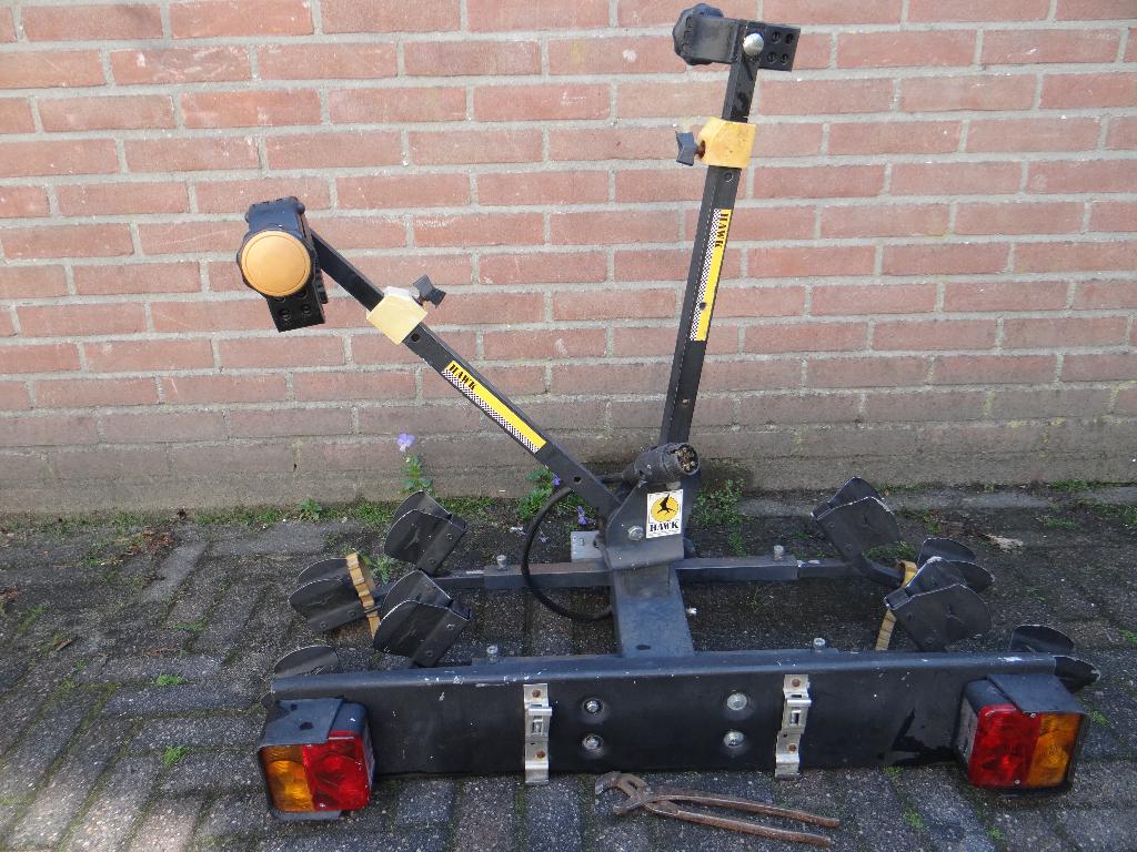 Hawk fietsendrager voor 2 fietsen., Ophalen, Gebruikt, 2 fietsen, Trekhaakdrager