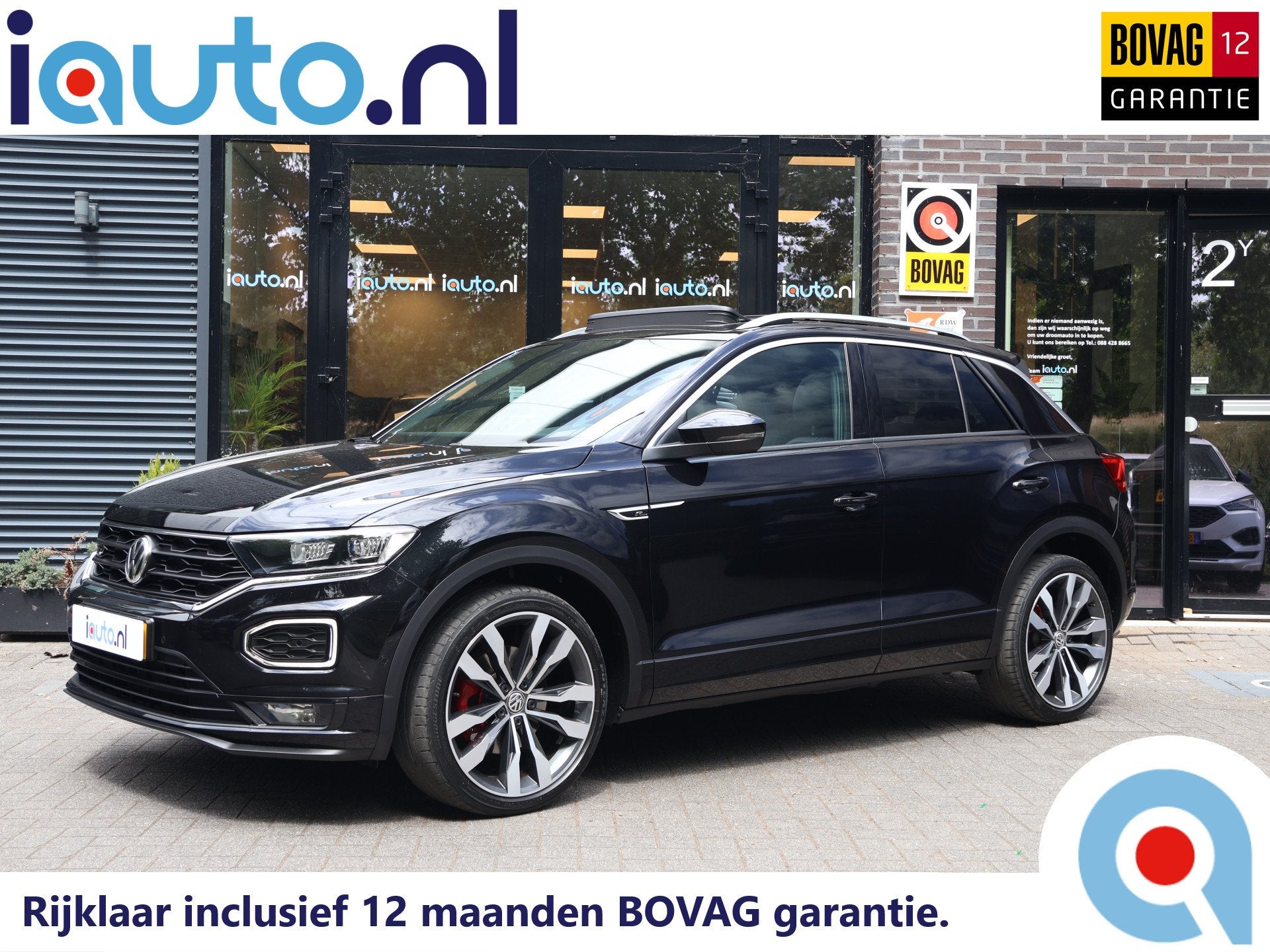 Volkswagen T-Roc 1.5 TSI 150PK DSG R-Line Pano/LED/Beats/Vir, 12 maanden, 15 km/l, Euro 6, 4 cilinders