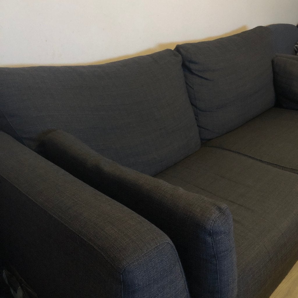 Bankstel 2zits, Huis en Inrichting, Banken | Bankstellen, Ophalen, Kunststof, Gebruikt, 100 tot 125 cm