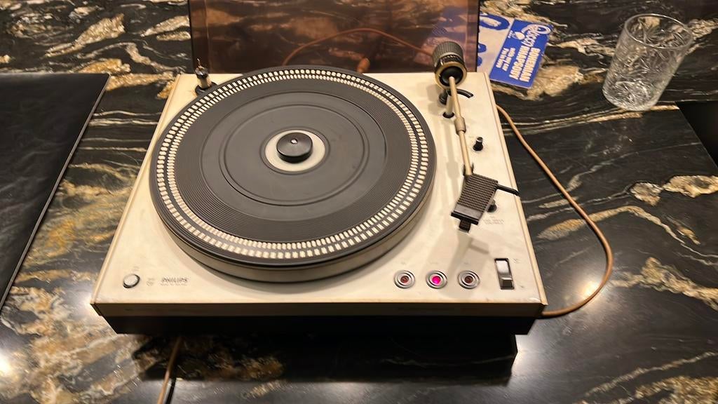 Philips Electronic 312 Platenspeler - Vintage Draaitafel, Audio, Tv en Foto, Platenspelers, Ophalen of Verzenden, Gebruikt, Platenspeler
