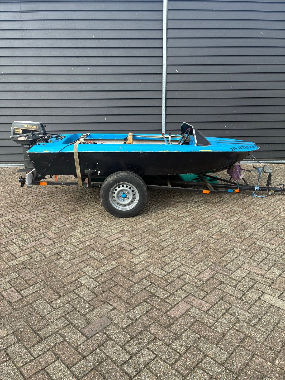 speedbootje met Suzuki buitenboordmotor en trailer, Ophalen of Verzenden, Gebruikt