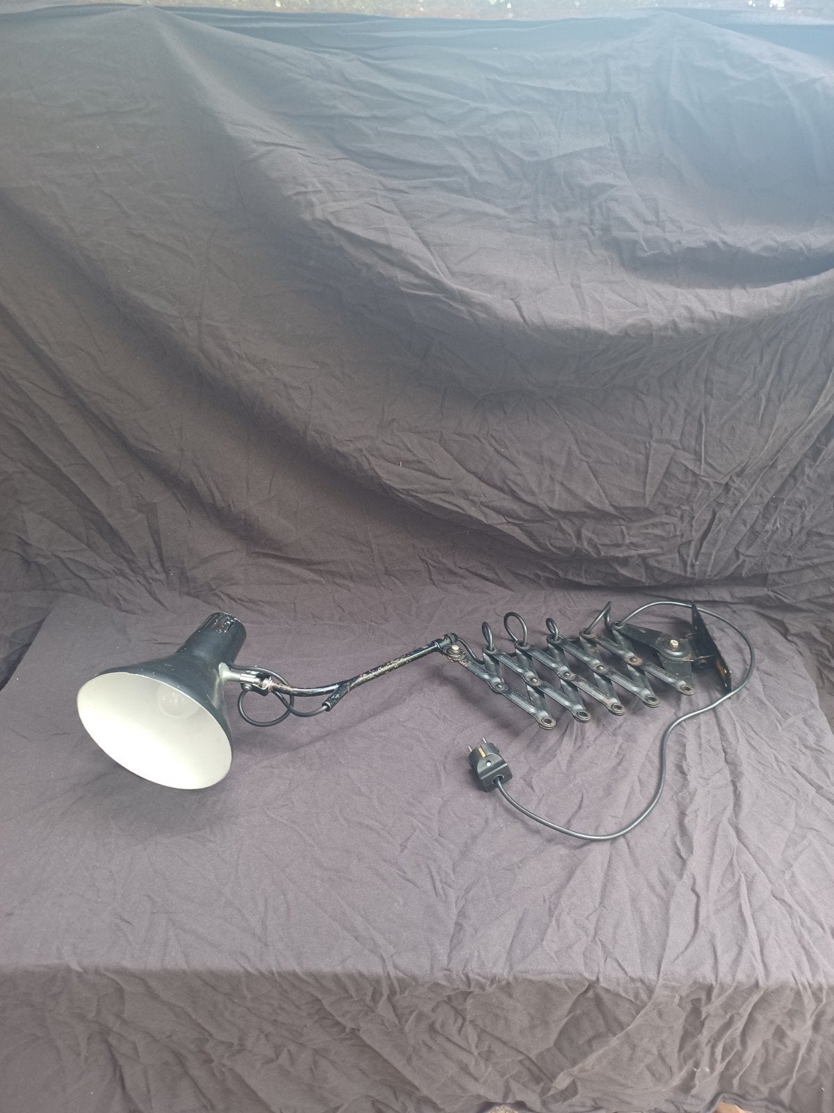 Vintage schaarlamp., Antiek en Kunst, Ophalen of Verzenden