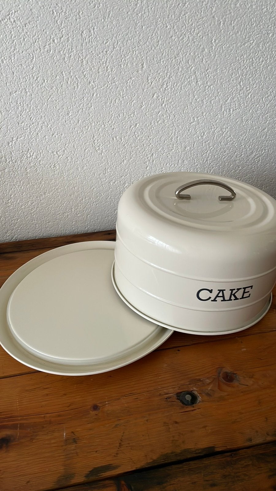 Cake bewaardoos metaal, Ophalen of Verzenden, Zo goed als nieuw