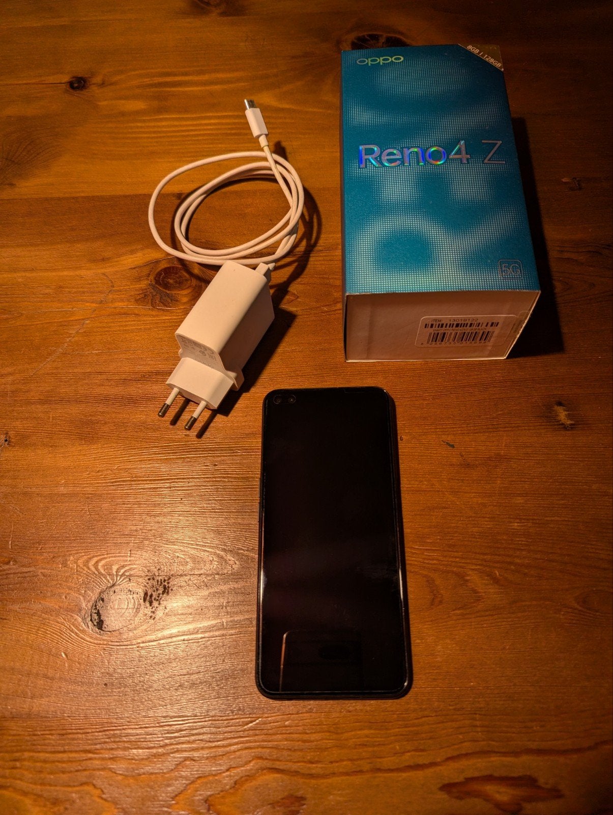 Oppo Reno 4 Z Ink black 128GB + lader ZGAN, Overige modellen, Ophalen of Verzenden, Zo goed als nieuw, Zonder simlock
